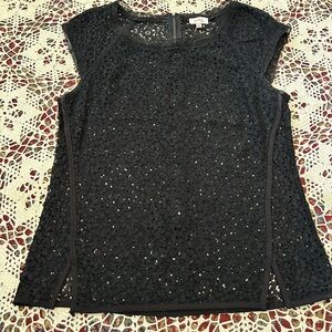 Pixley Black Lace Women's Blouse